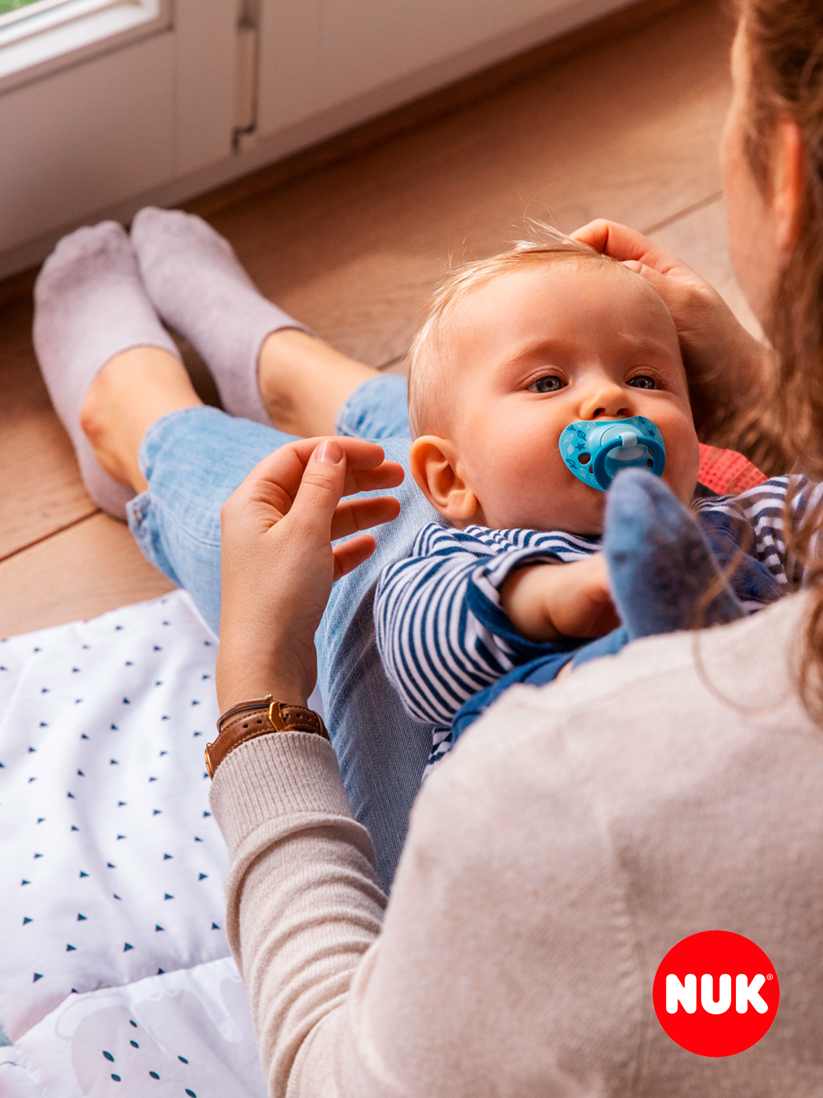 Пустышка Nuk силикон ортодонтическая от 6 мес. 2 шт. - фото 4