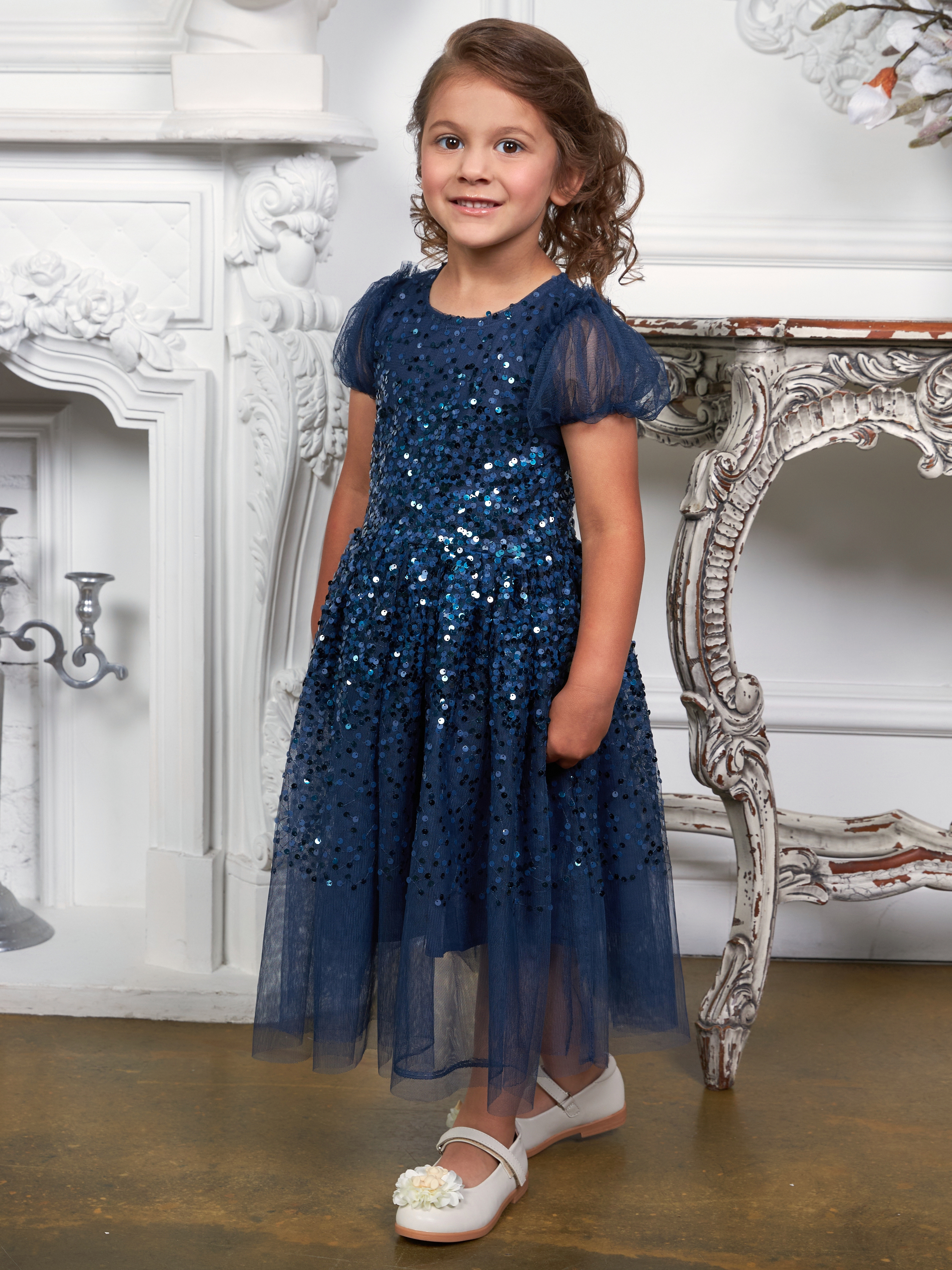 Платье ME WE KG225-W601-201_Темно-синий - фото 6