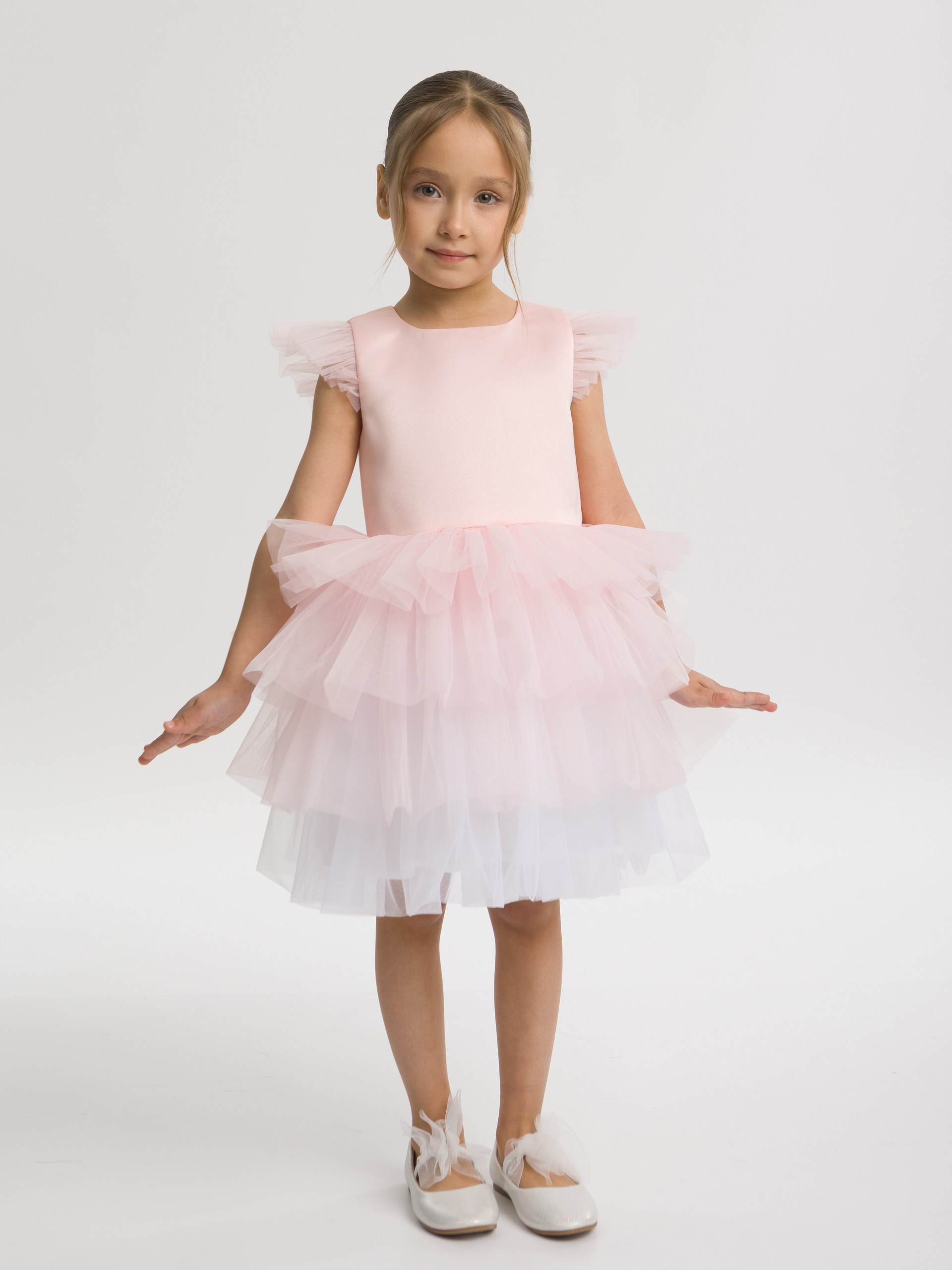 Платье LELUkids 1231.24_зефирка_светло-роз - фото 2
