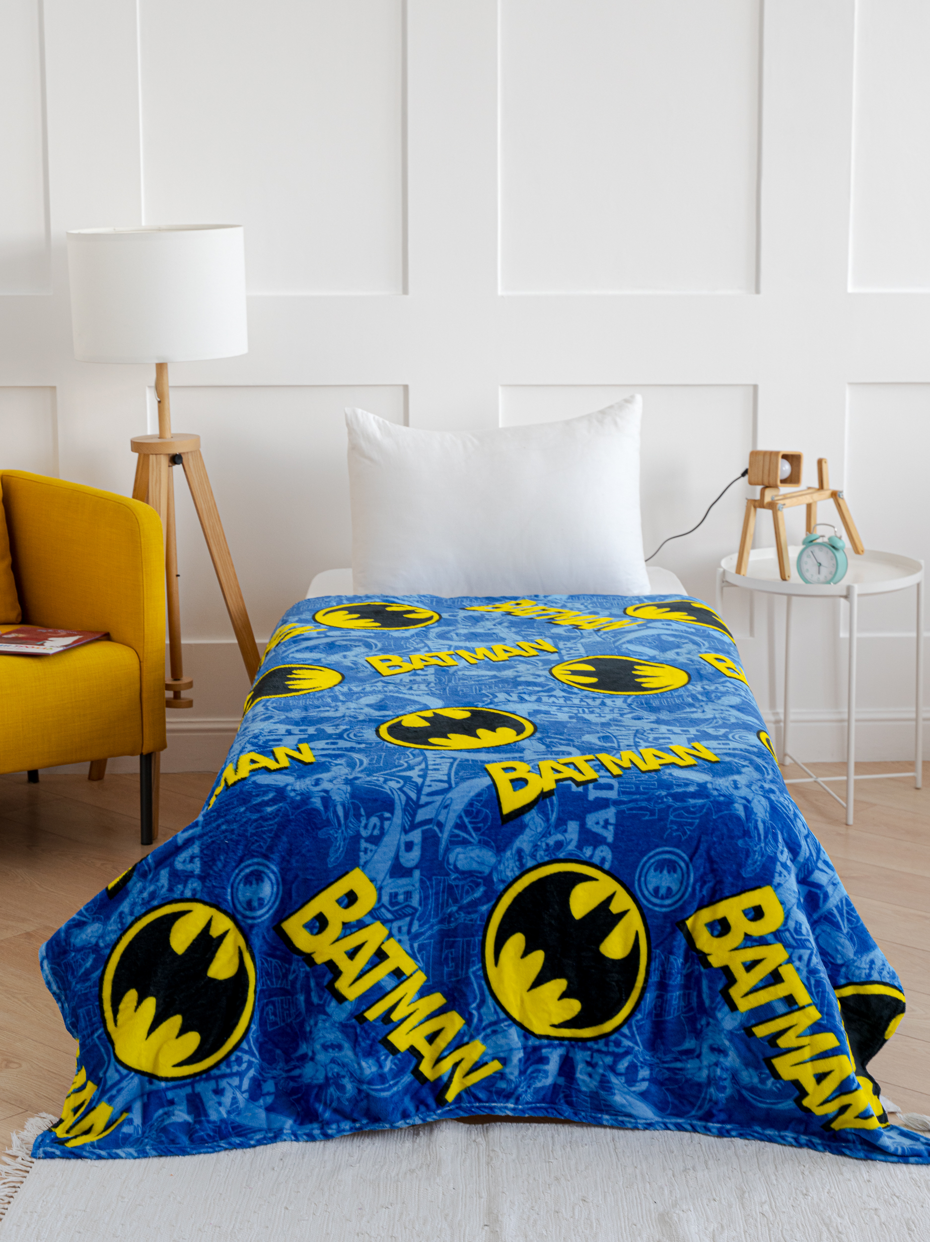 Плед Павлинка Аэро Софт Batman велсофт 100 x 150 см - фото 4