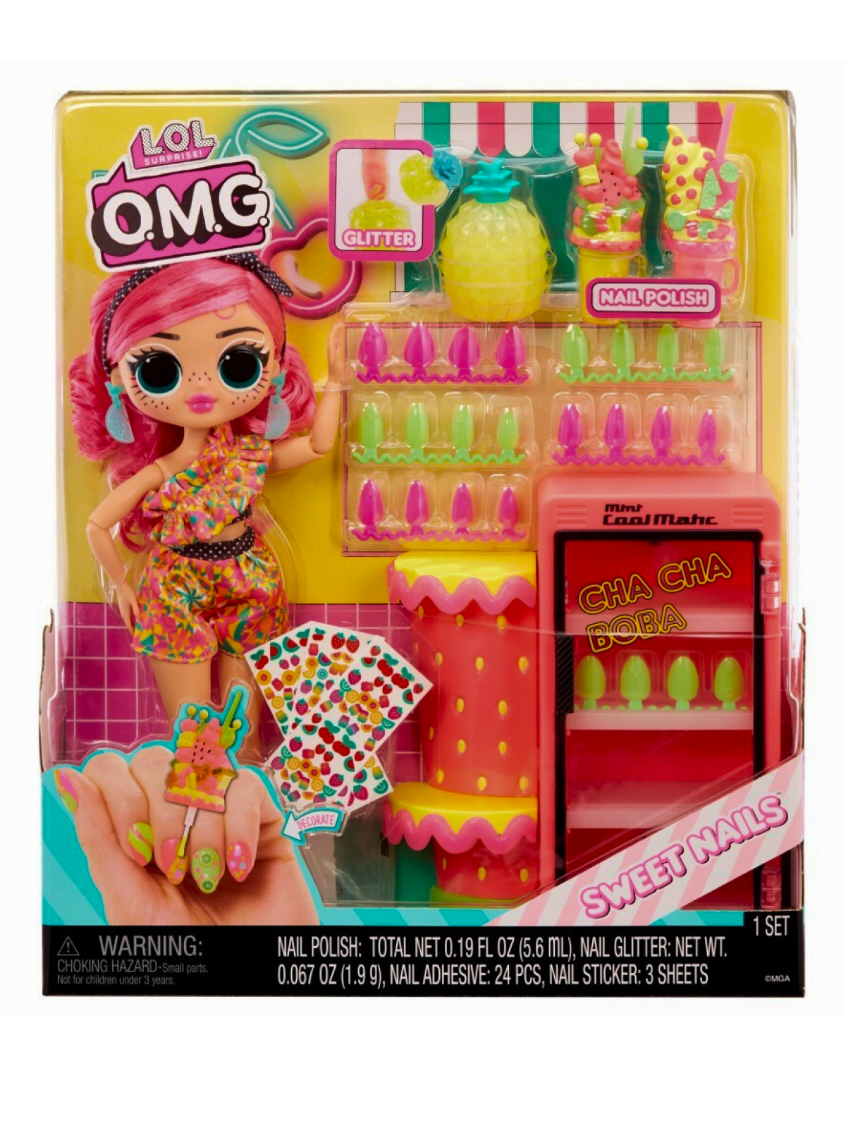 Кукла модельная L.O.L. Surprise! OMG Sweet Nails OMG Sweet Nails высота 25 см 503842 Sweet Nails - фото 5