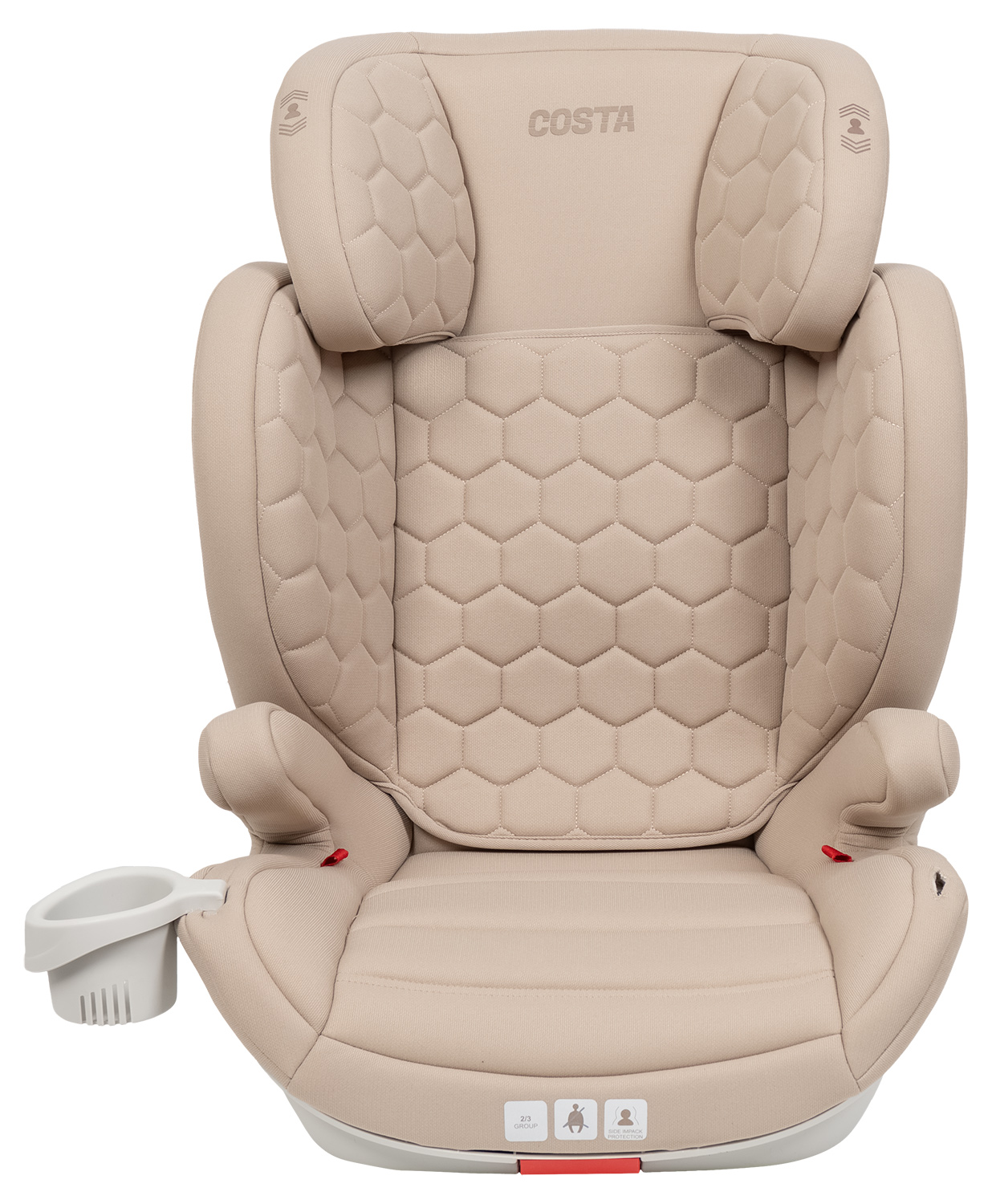 Автокресло Costa YB802A Isofix 2/3 (15-36 кг) бежевый - фото 9