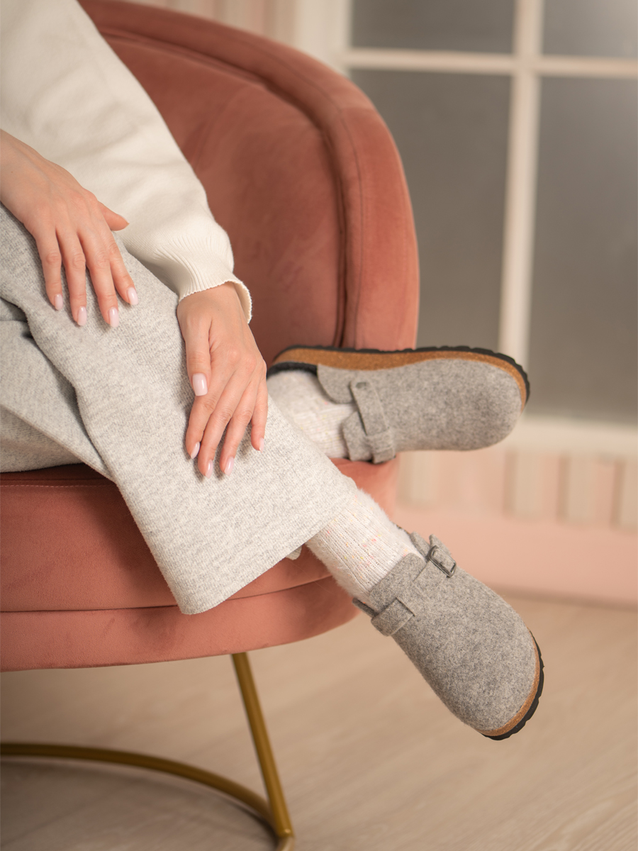 Сабо ORTMANN 12.45_Anitta_серый - фото 2