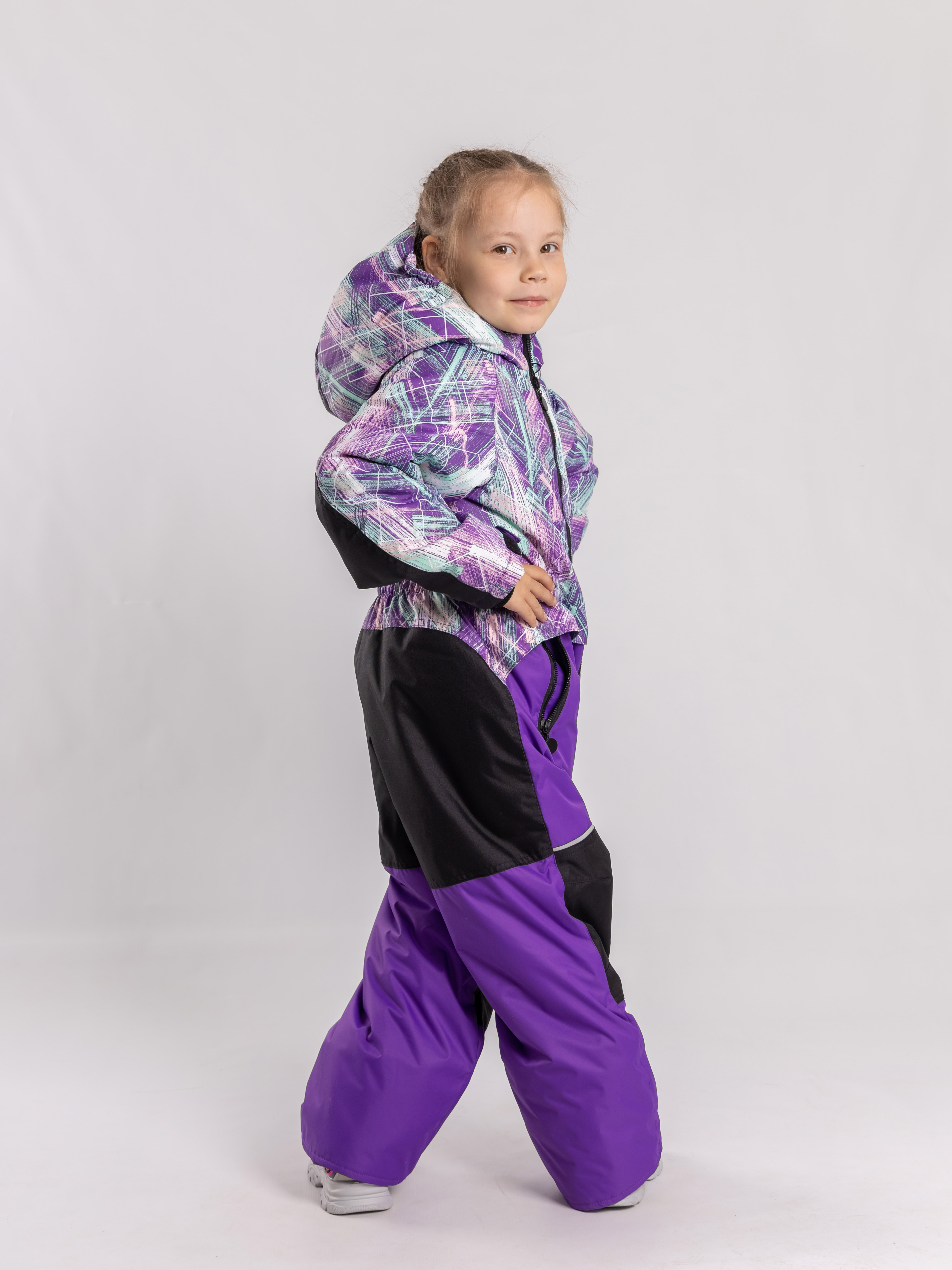 Комбинезон ILVES ILV-A-197/3 фиолетовый_розовый - фото 8