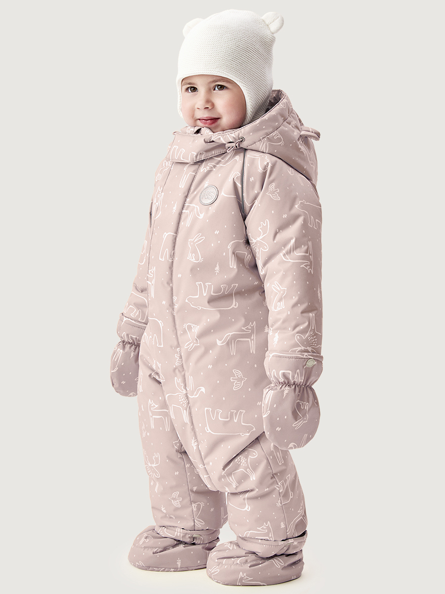 Комбинезон NIKASTYLE 8з0226 пудра - фото 3