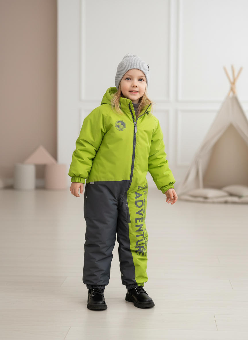 Комбинезон Arctic kids 30-038 салат - фото 1