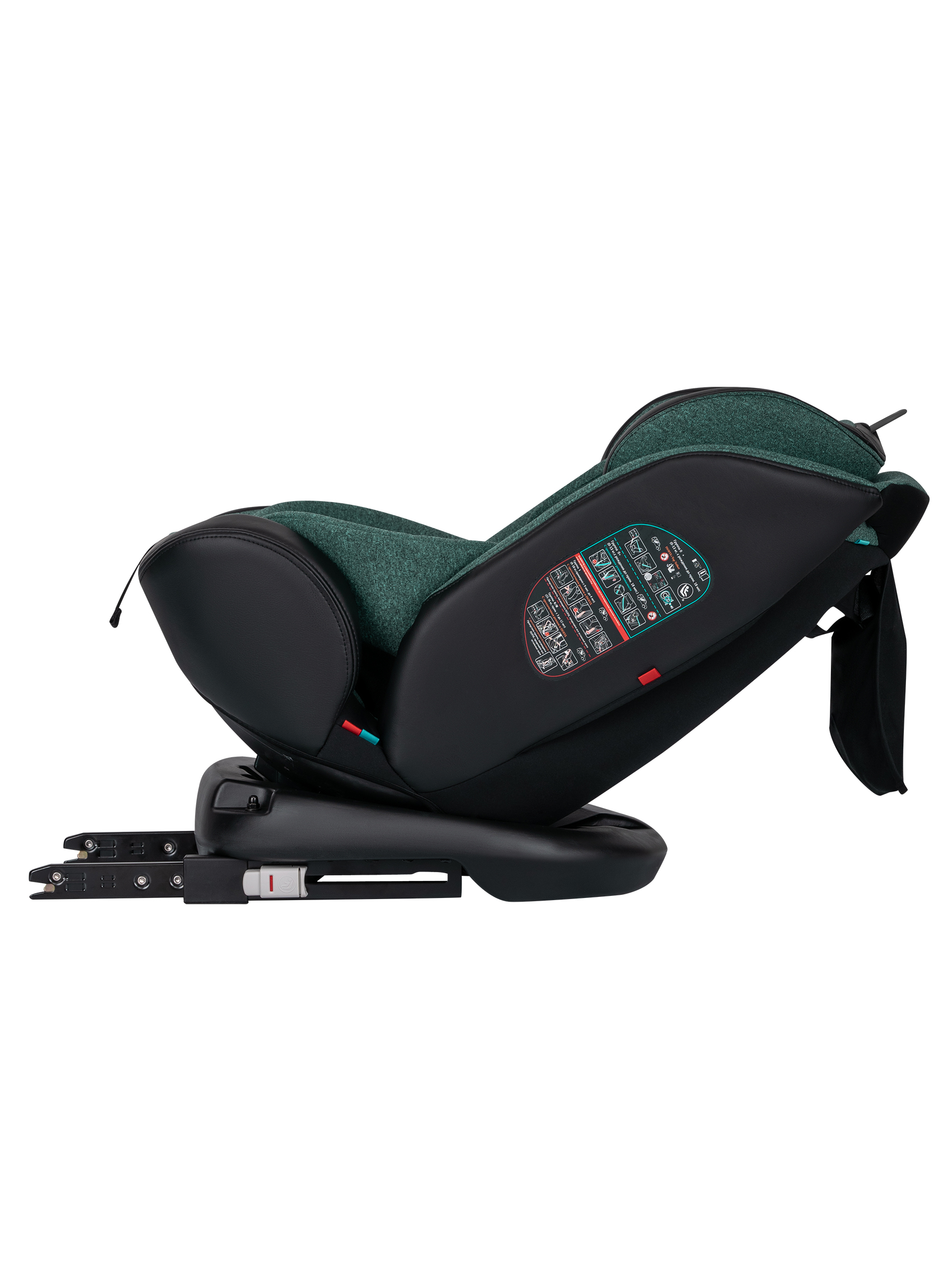 Автокресло Indigo Aero, зеленый Isofix 0+/1/2/3 (0-36 кг) - фото 9
