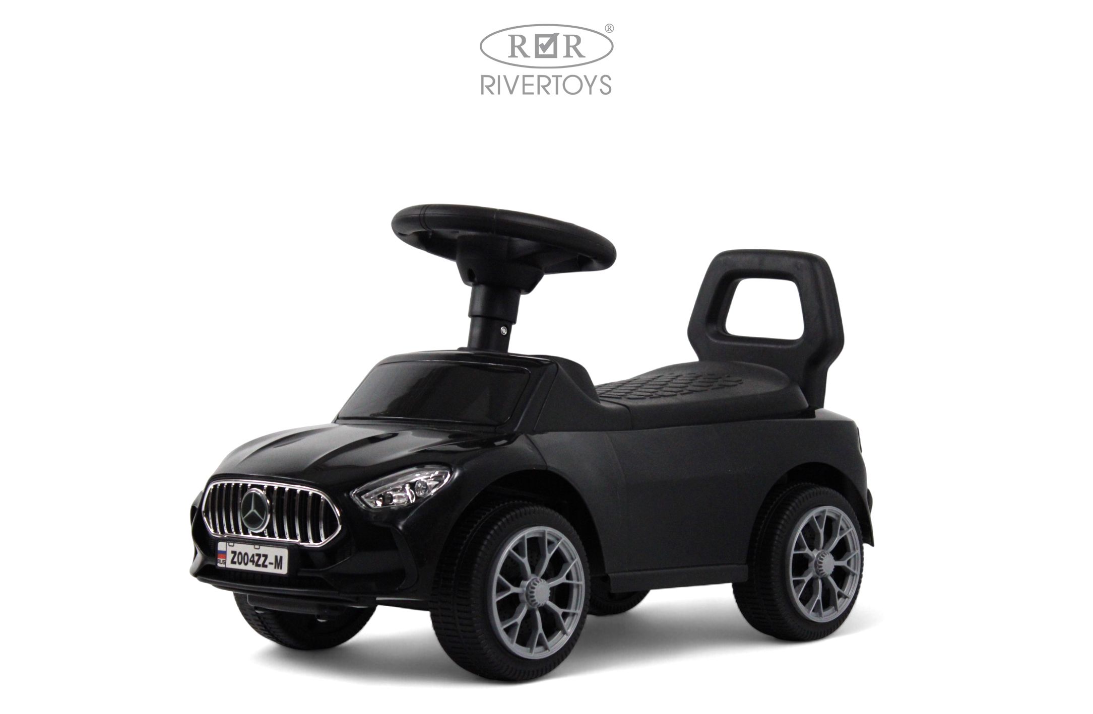 Каталка RIVERTOYS Z004ZZ-M-BLACK черный - фото 1