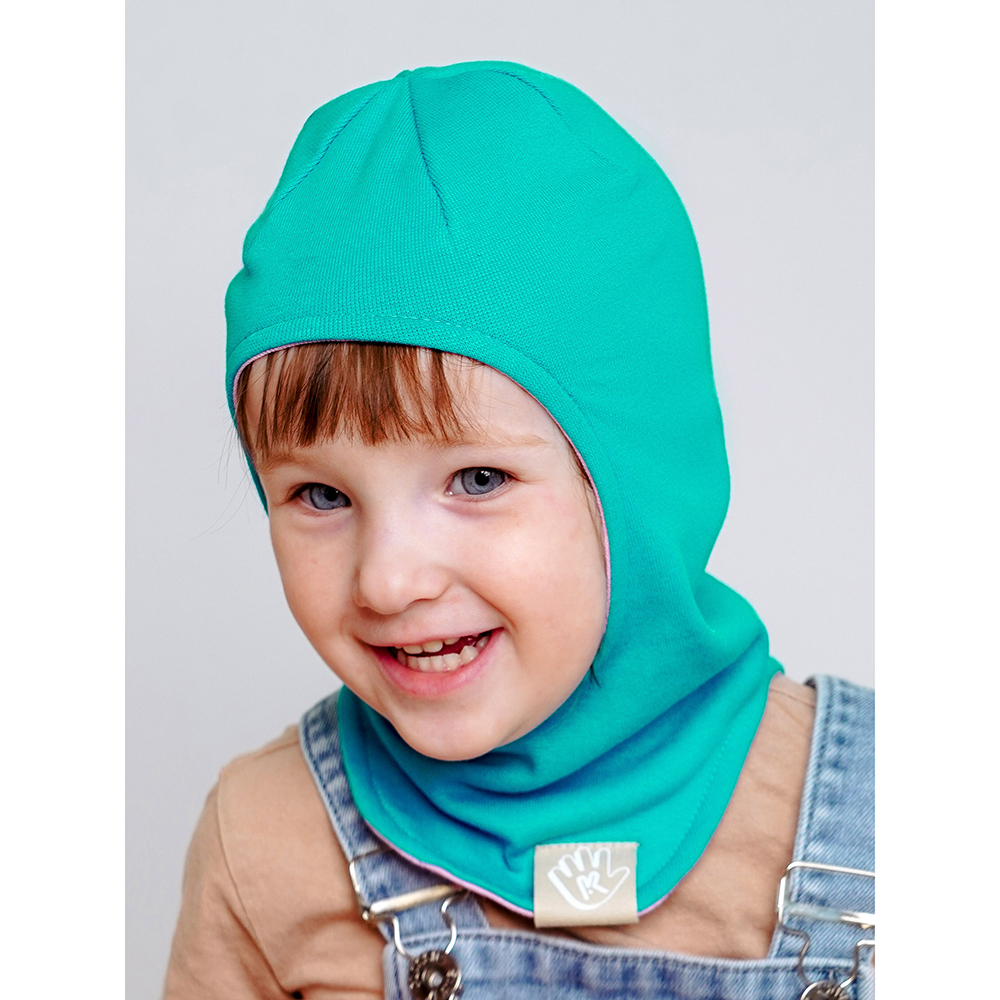 Шапка-шлем ПриКиндер U-A_221079 Цвет: Розовый/бирюзовый - фото 13