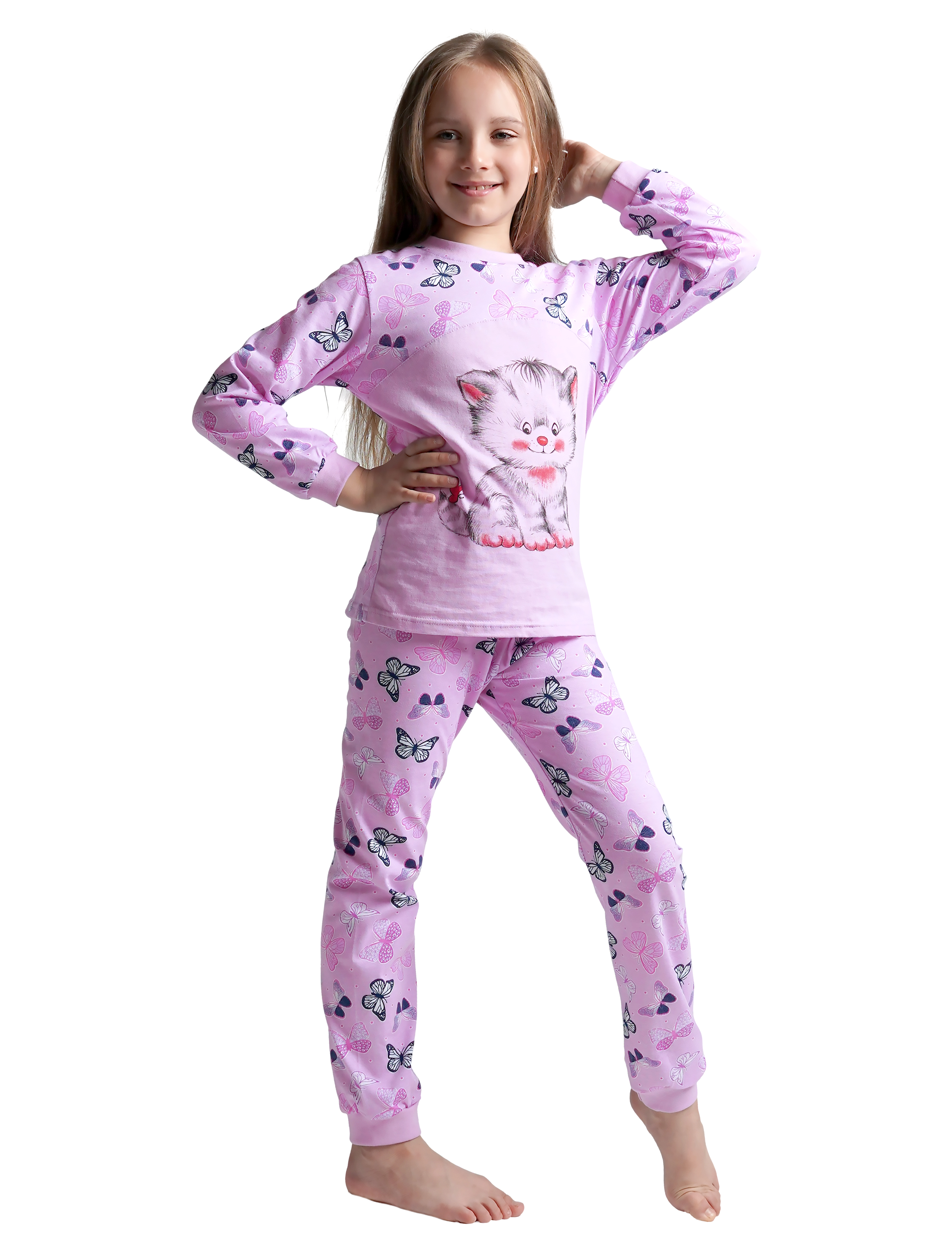 Пижама ДО-Детская Одежда 0025К/сиреневый - фото 10