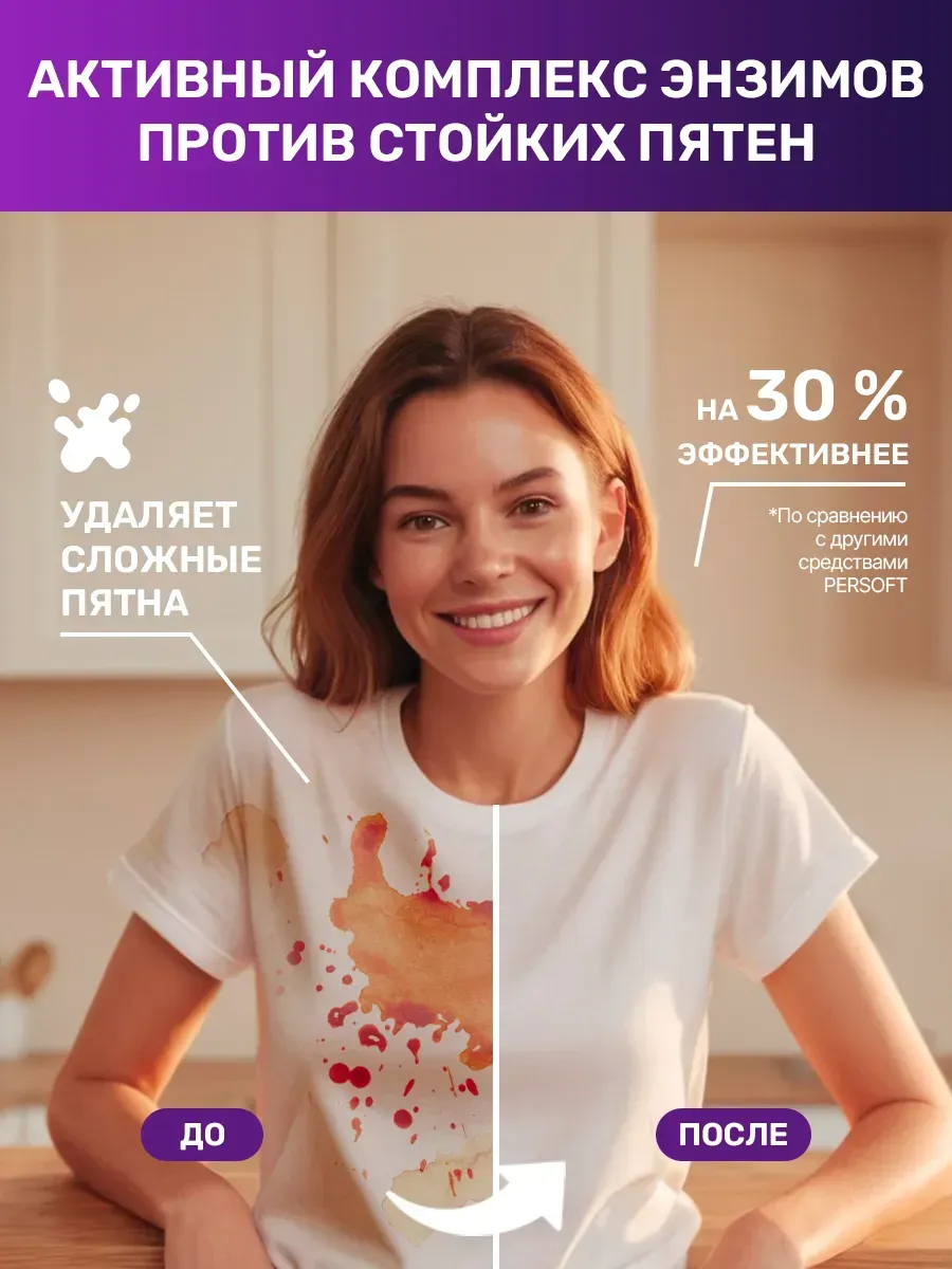 Гель для стирки SEPTIVIT PERSOFT против пятен 5 л - фото 2