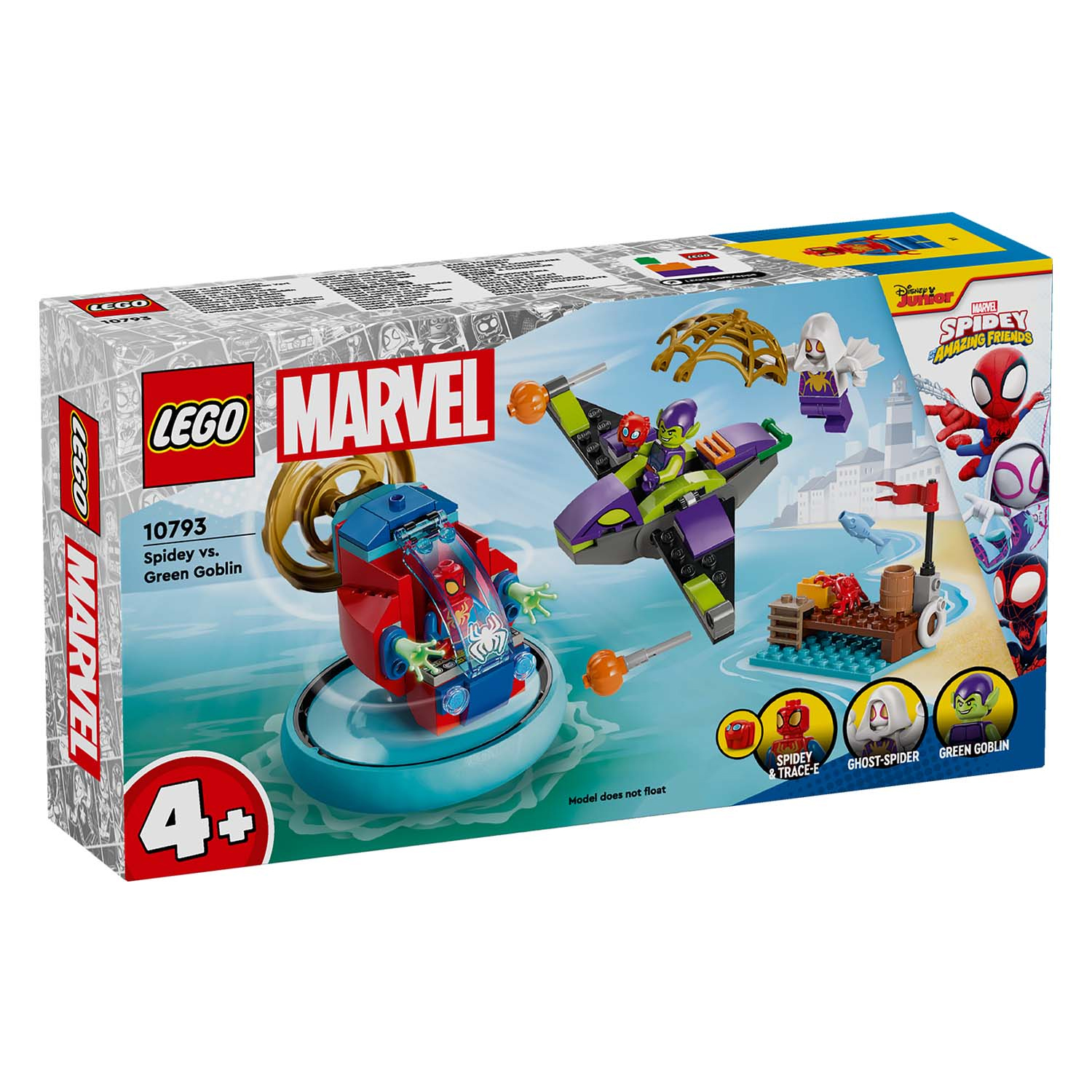 Конструктор LEGO Marvel Super Heroes Человек-Паук vs Зелёный Гоблин блочный - фото 11