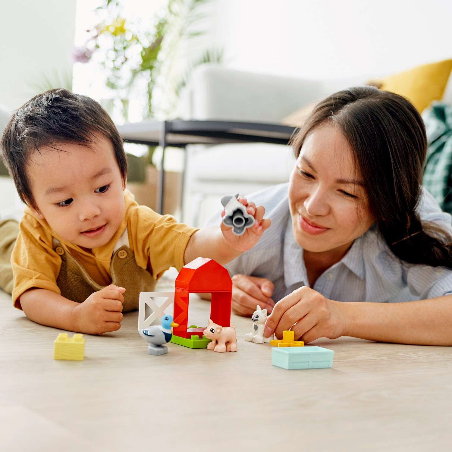 Конструктор LEGO DUPLO Уход за животными на ферме блочный - фото 10