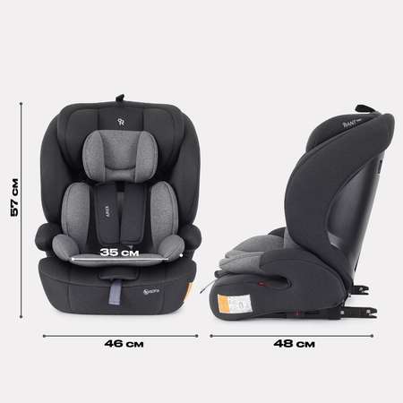 Автокресло Rant Basic ZY27F Apex Isofix 1/2/3 (9-36 кг) серый
