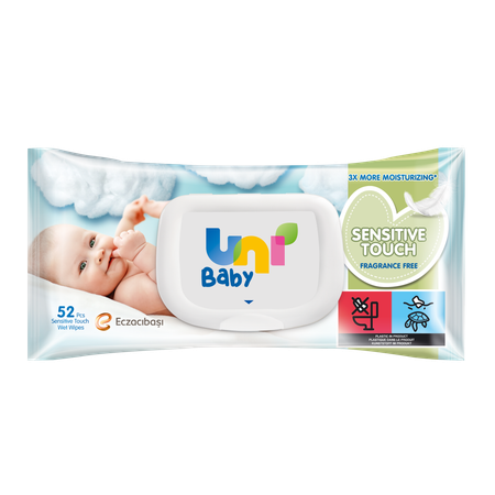 Влажные салфетки UNIBaby 52 шт.
