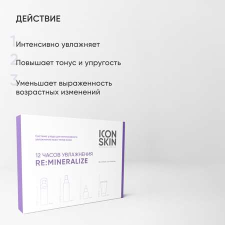 Набор уходовой косметики ICON SKIN для лица re:mineralize для интенсивного увлажнения кожи