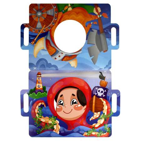 Книга игра для малышей ФЕНИКС+ с масками Сегодня Я Пират