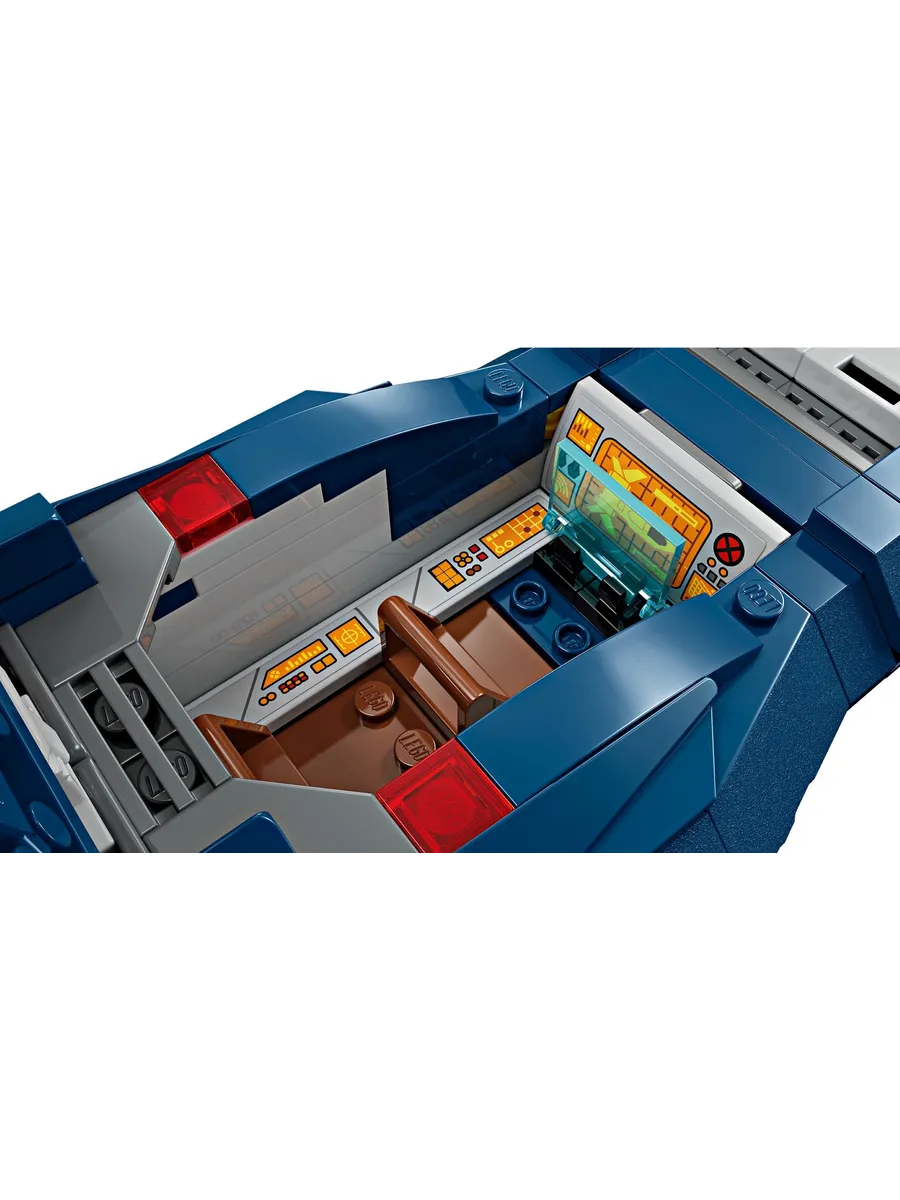 Конструктор LEGO Marvel Super Heroes Истребитель X-Jet Людей Икс 342 дет. - фото 5