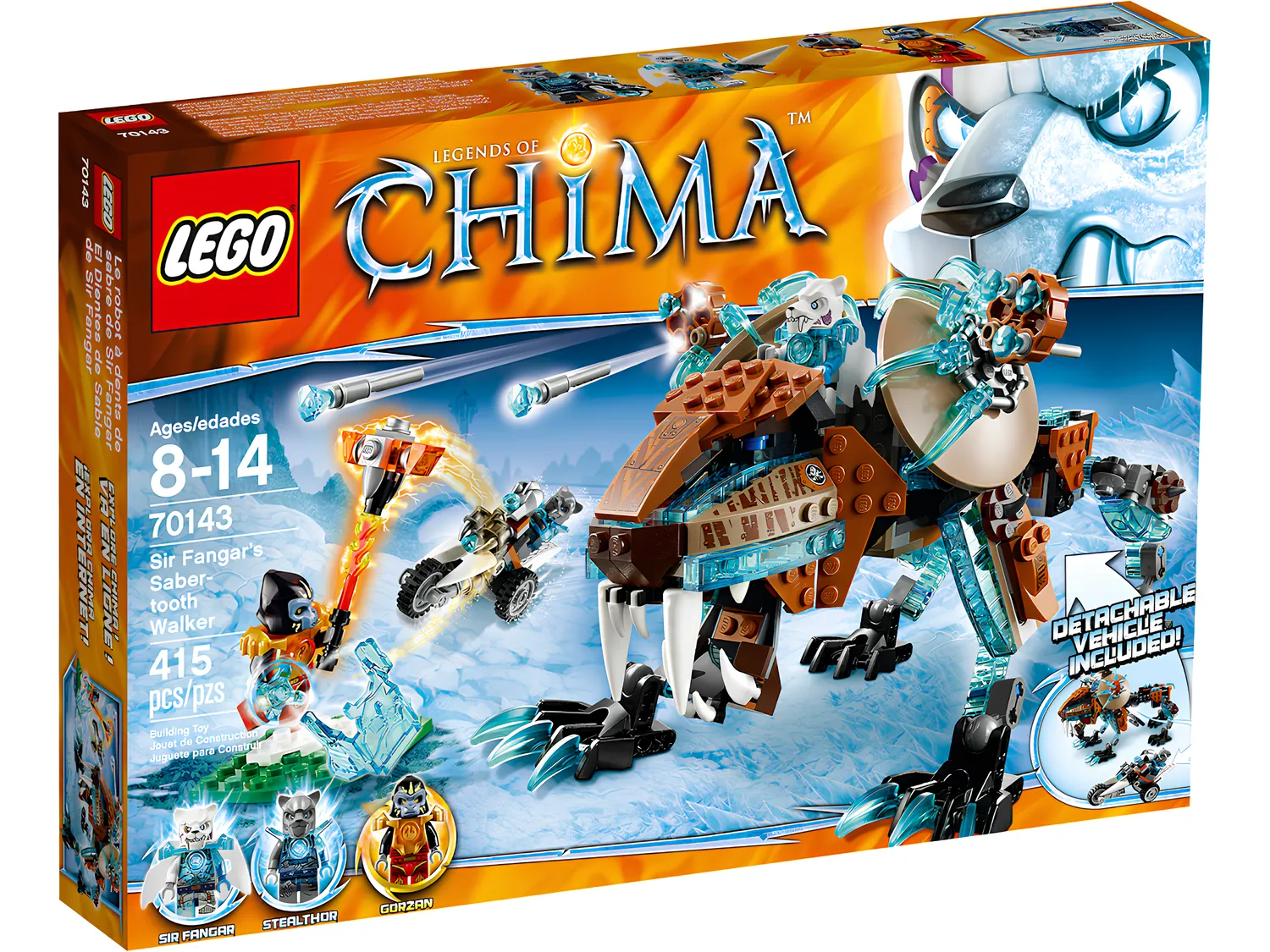 Конструктор LEGO Legends of Chima 70143 396 дет. - фото 2