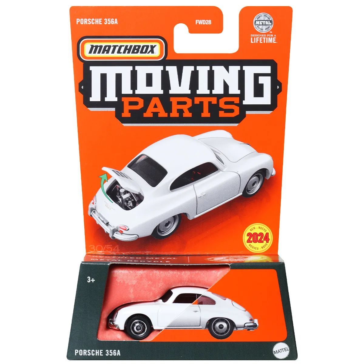 Автомобиль Matchbox Porsche 356A FWD28/JBW97 - фото 5