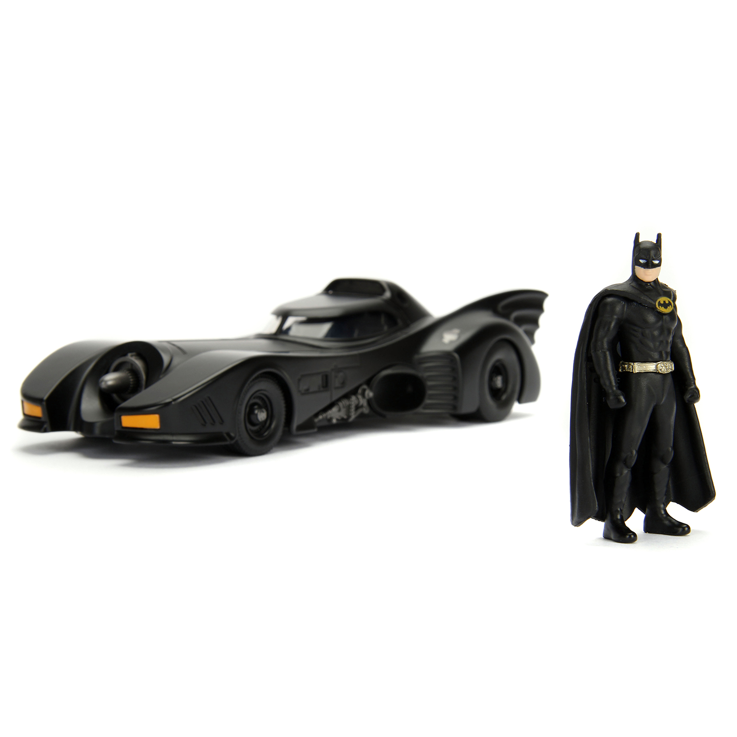 Автомобиль Jada Batmobile with Batman 1:24 ТоуR15 - фото 11