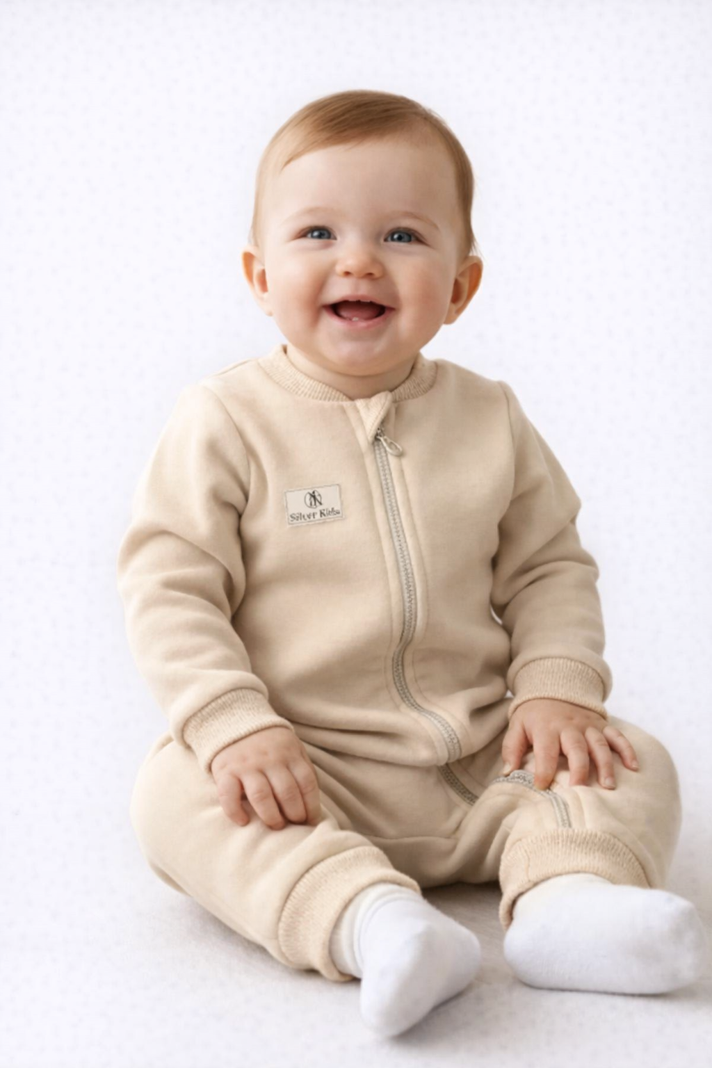 Комбинезон Супер Пупс мод14/беж/ферча - фото 1