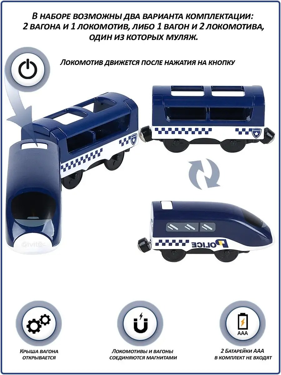 Поезд Givito G212-027 - фото 3