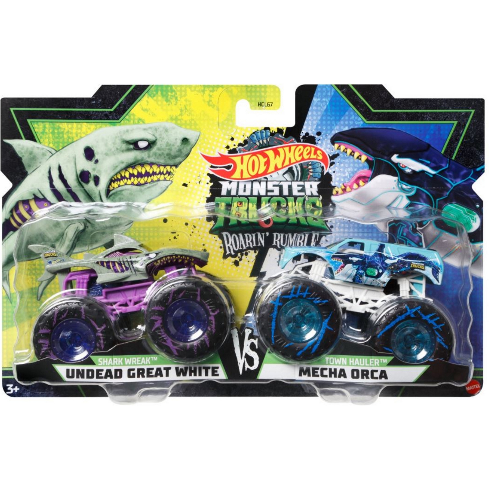 Набор машинок Hot Wheels Монстр-трак Драка банд 2шт в ассортименте HCL67 HCL67 - фото 23