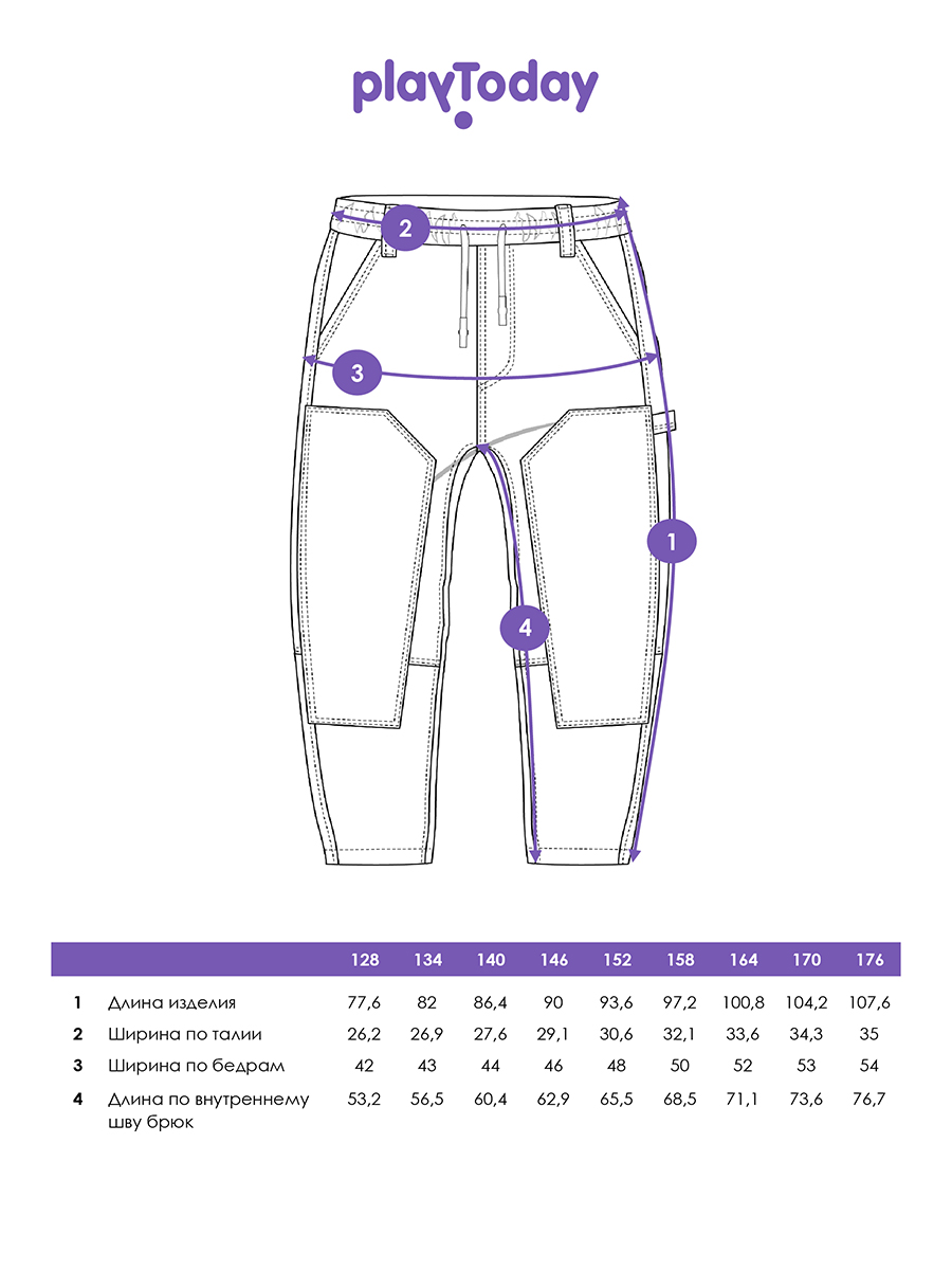 Джинсы PlayToday 32411069 - фото 5