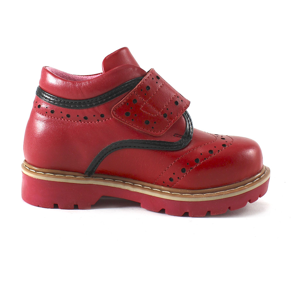 Ботинки Ascenzi 125-10-СВ Ascenzi Ботинки для девочки,красный кожа - фото 2