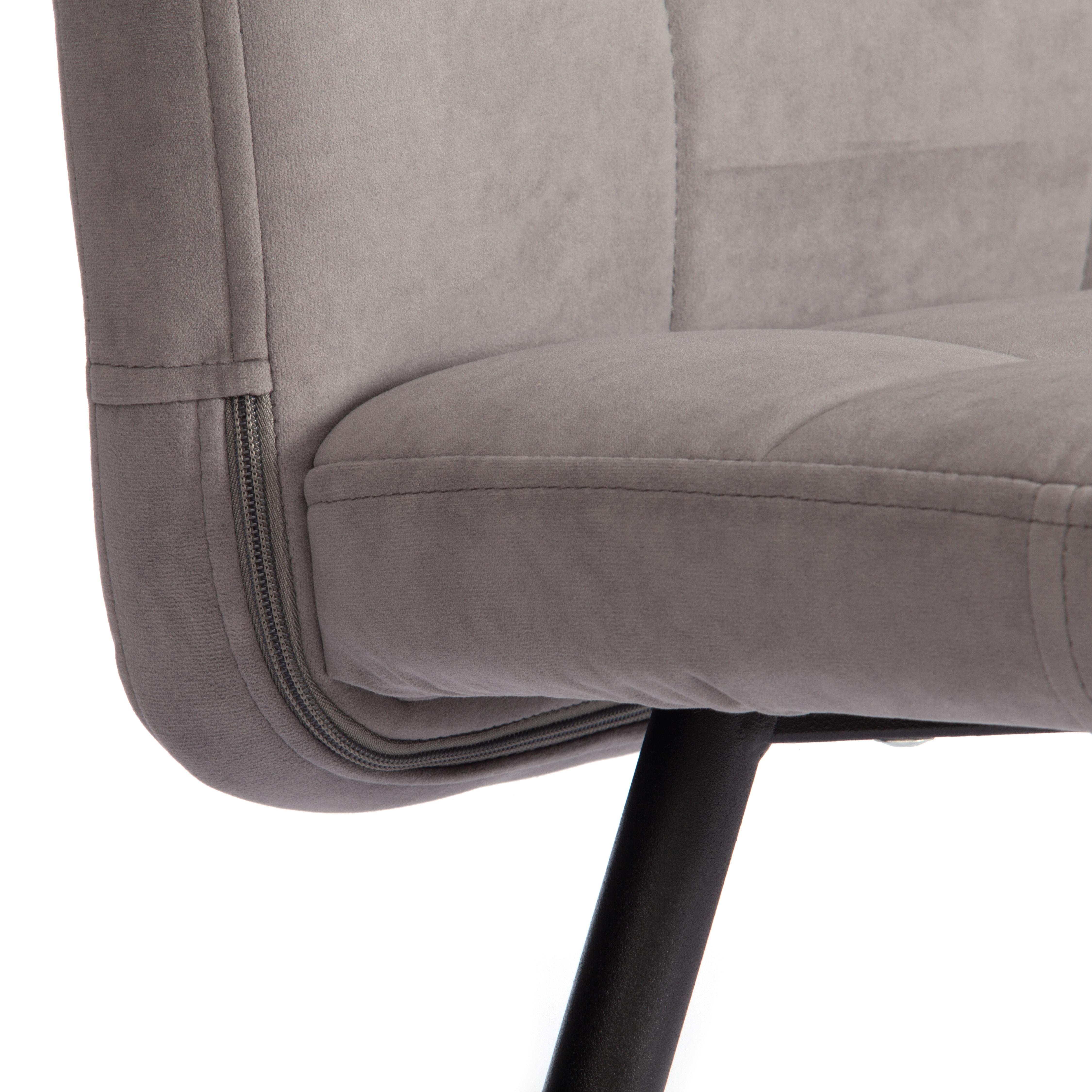 Стул TETCHAIR Medeo LT велюр, серый 2 шт. - фото 19