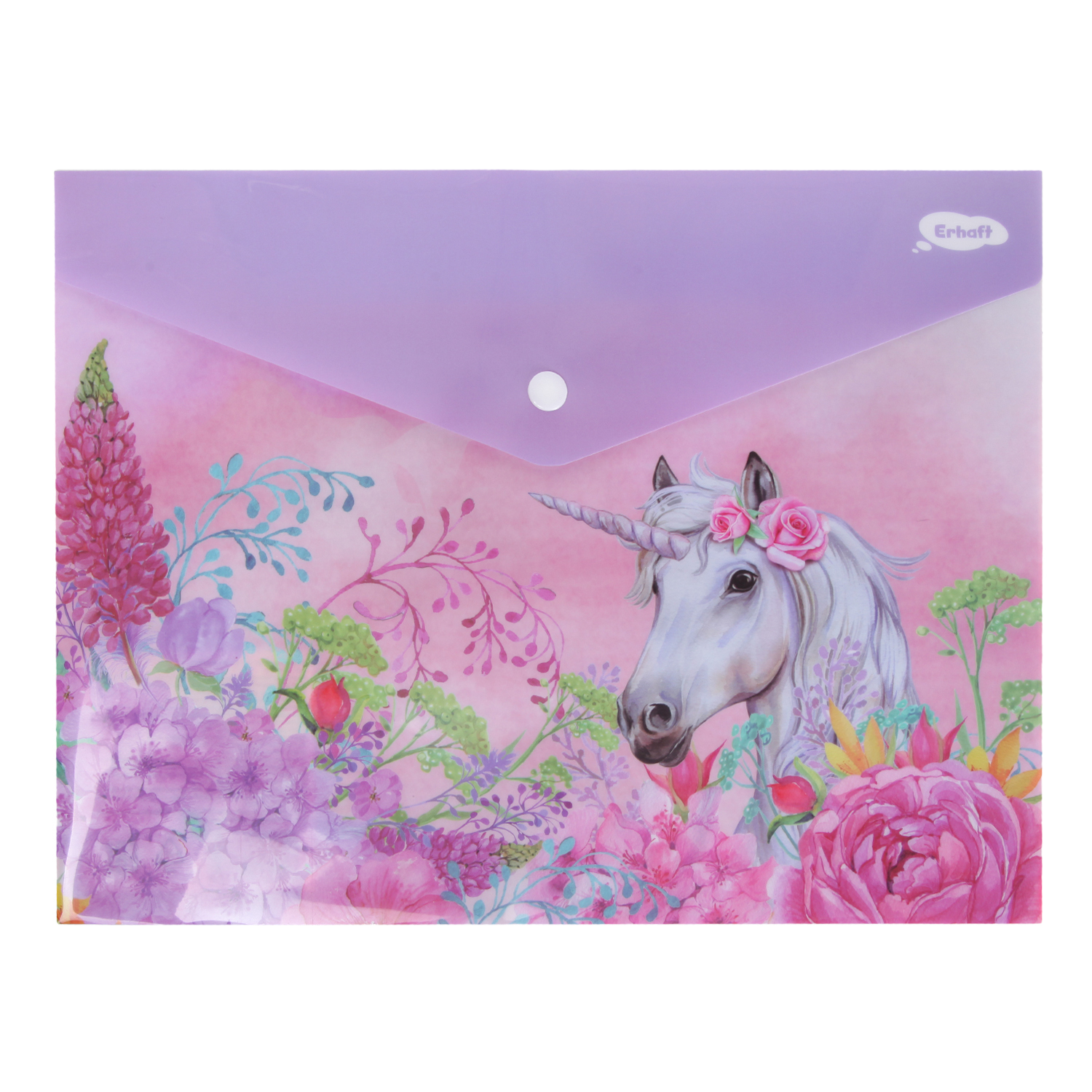 Папка-конверт Erhaft Единорог А4 - фото 1