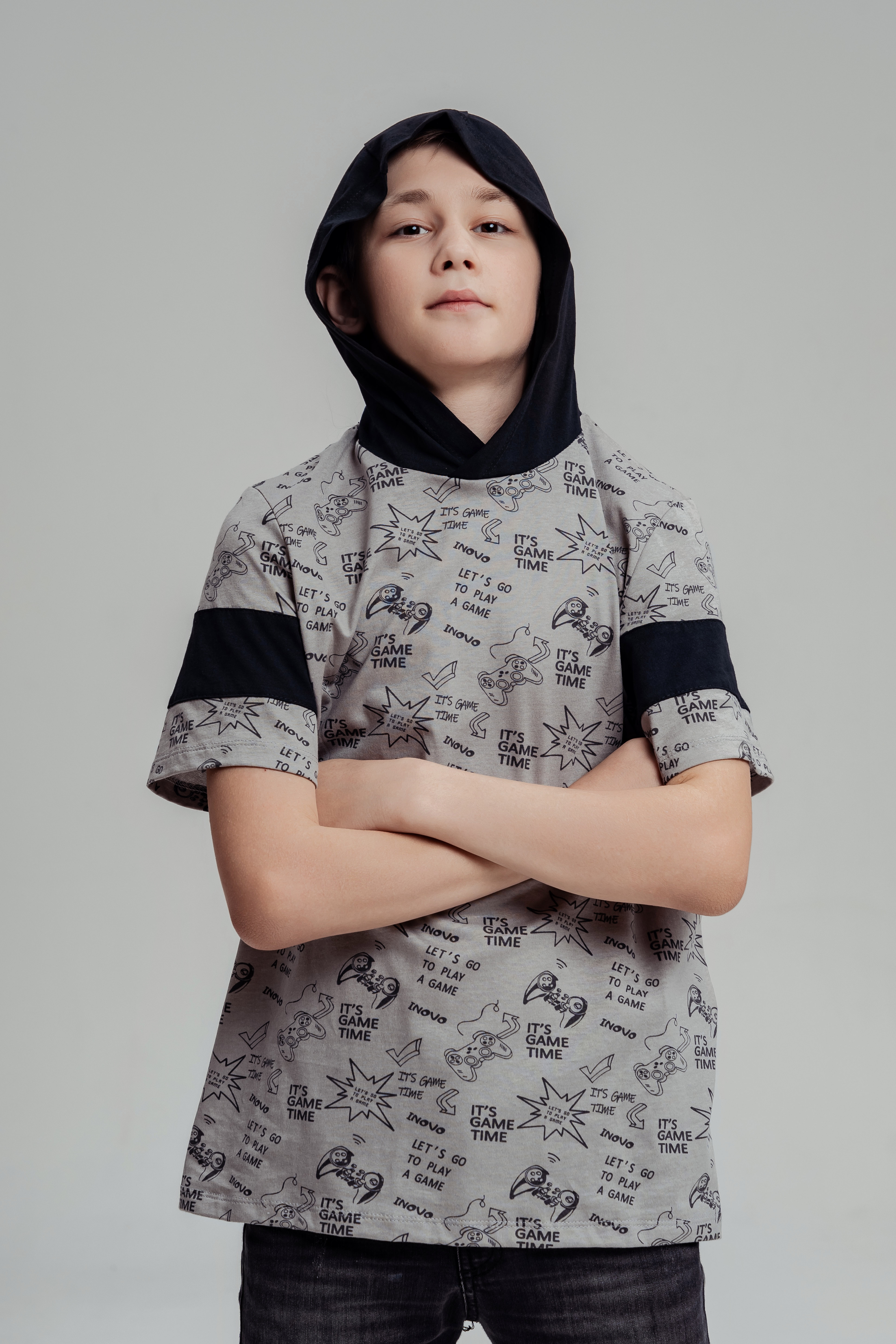 Футболка ИНОВО GS1156/серый-Д - фото 4