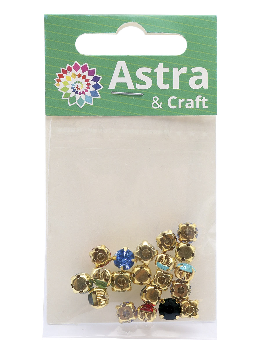 Набор для творчества Astra Craft аппликация Стразы для рукоделия 20 шт - фото 7
