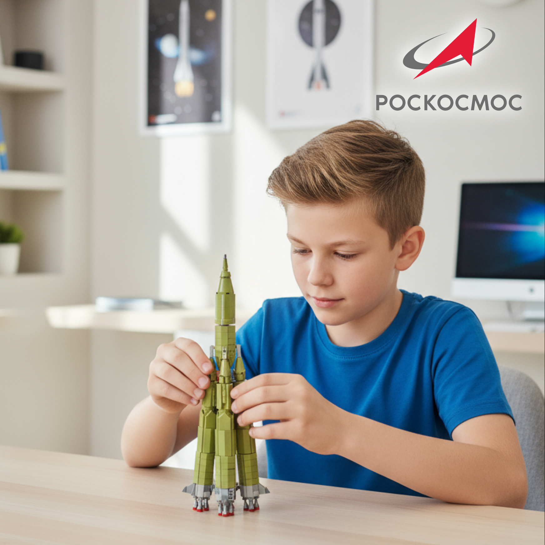 Конструктор Роскосмос Ракета-носитель Р-7 Семерка 721 дет. - фото 8