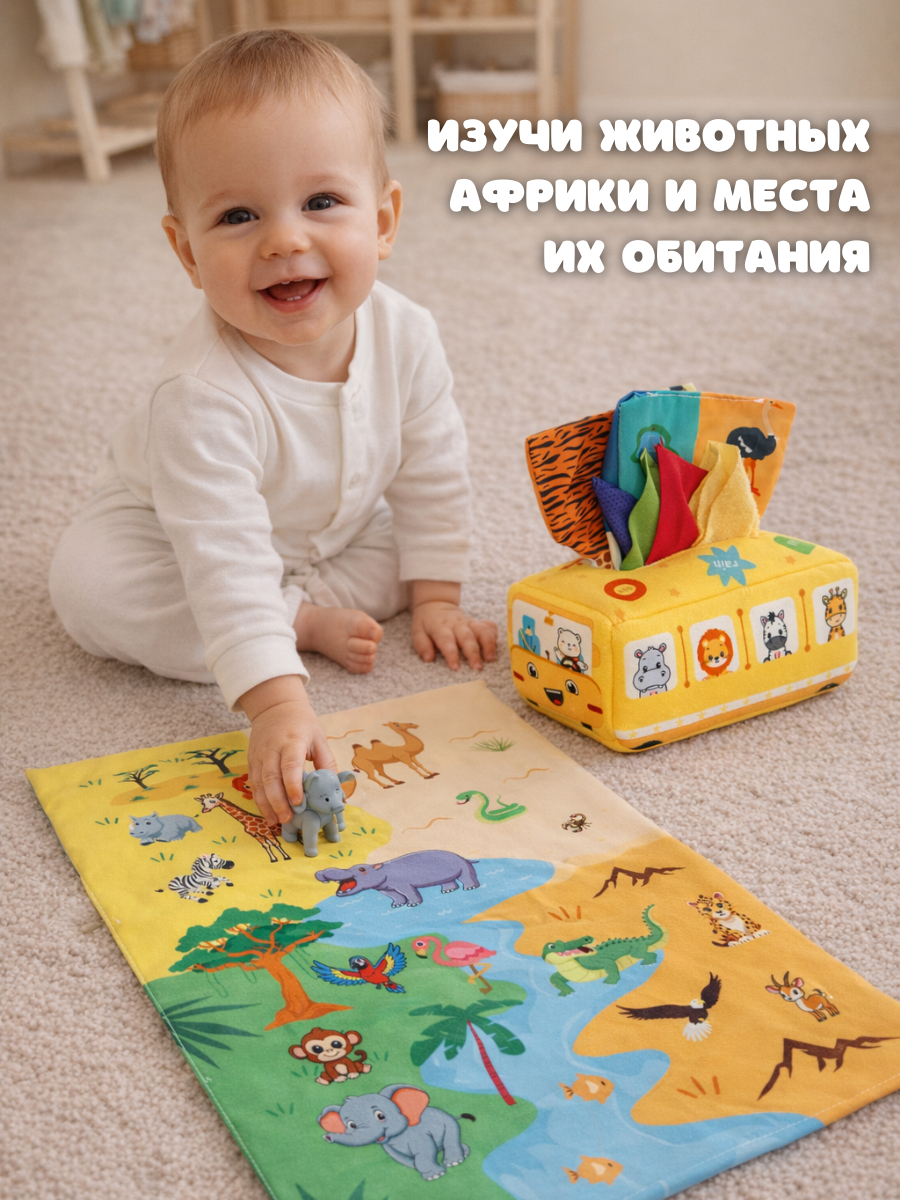 Игрушка SmartiHop сортер Набор Автобус - фото 3