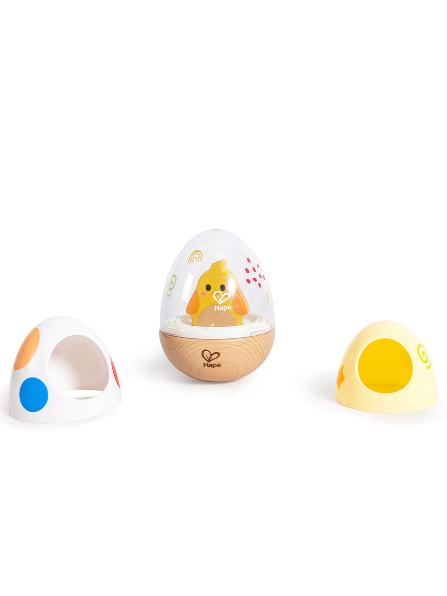 Игрушка Hape неваляшка Домик для цыпленка - фото 9