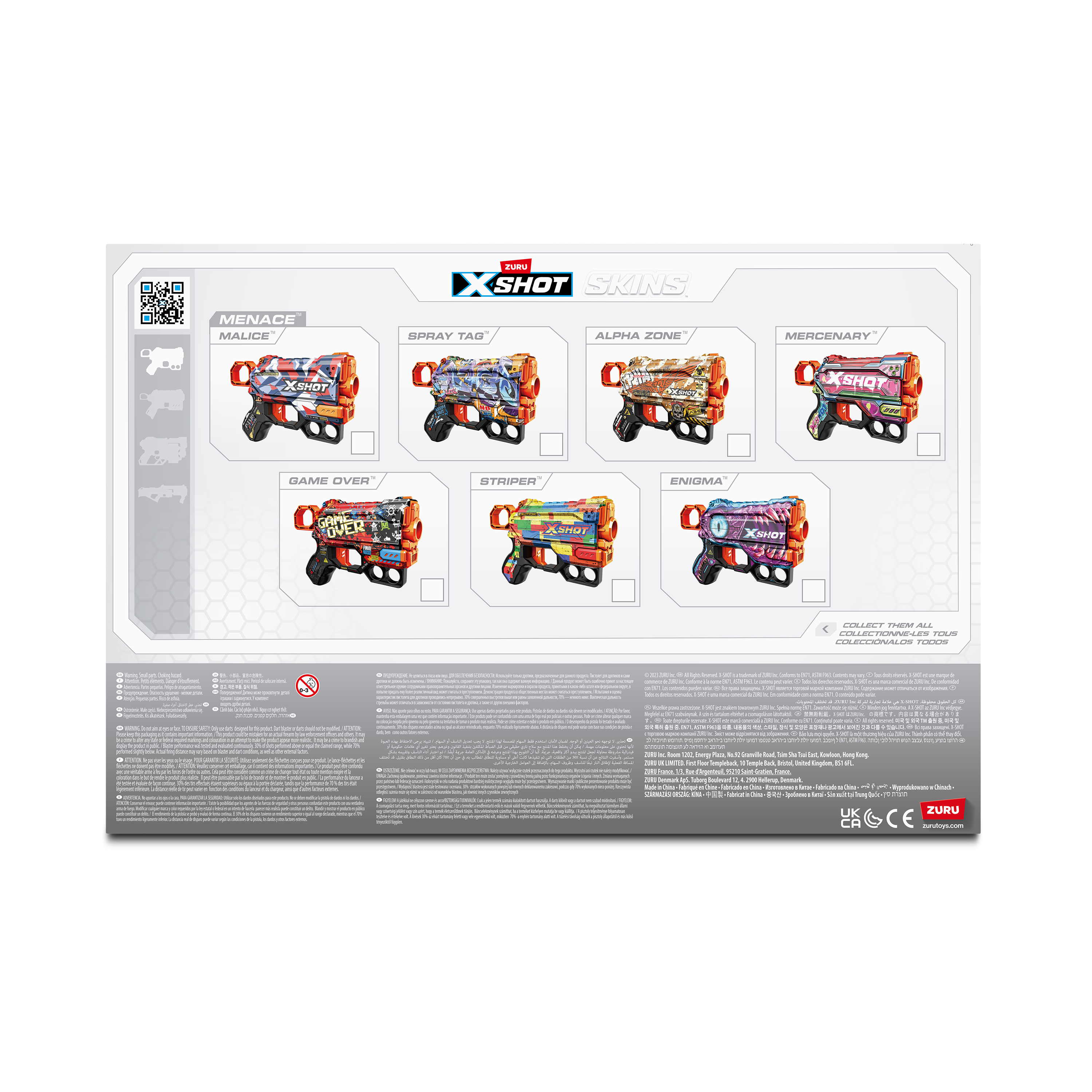 Бластер Zuru XSHOT  Skins Менейс - фото 9