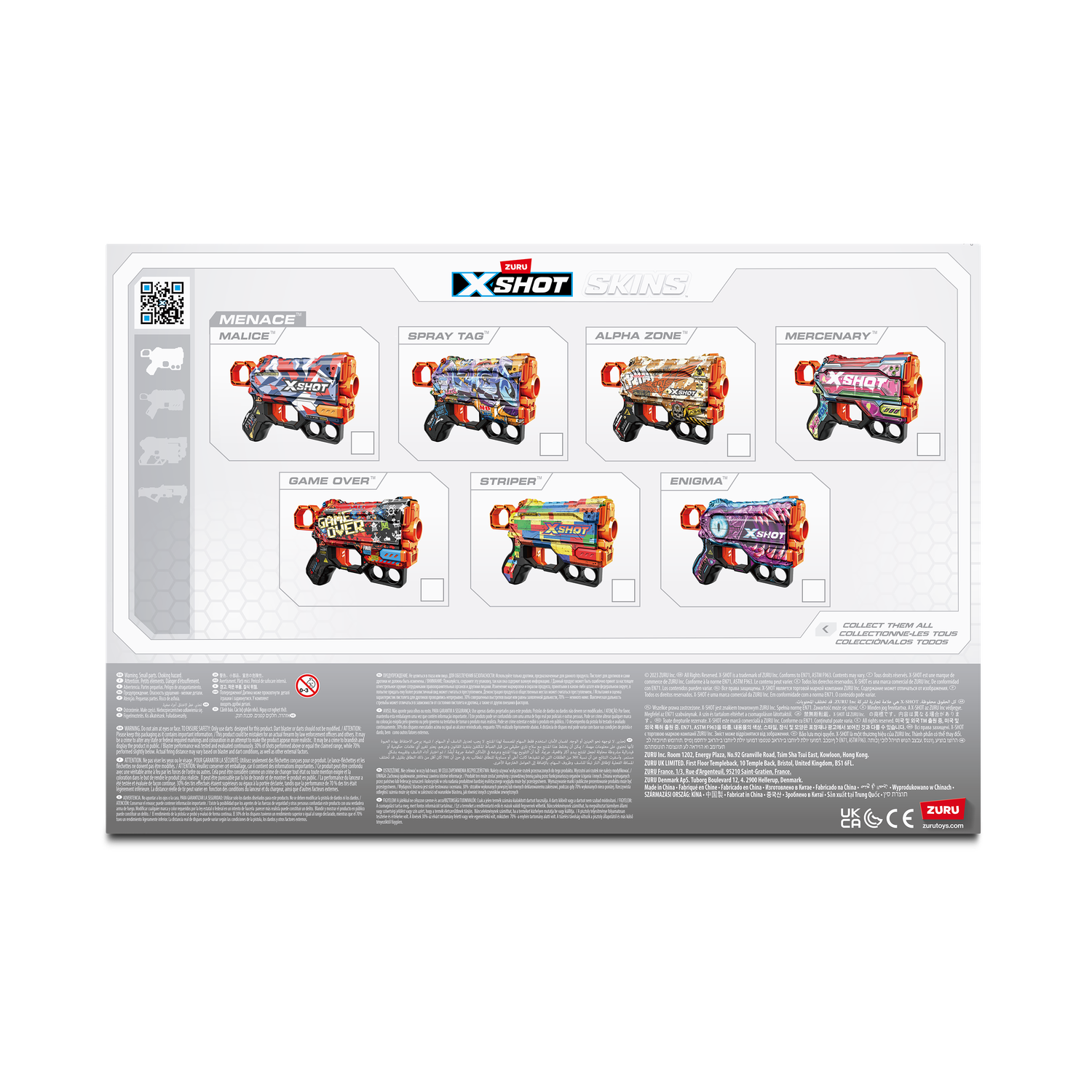 Бластер Zuru XSHOT  Skins Менейс - фото 9