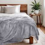 Покрывало Solo Decorica Светло-серый 200 x 220 см велсофт