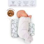 Подушка для боковой поддержки AmaroBaby Nature Anatomy с лузгой гречихи Мышонок