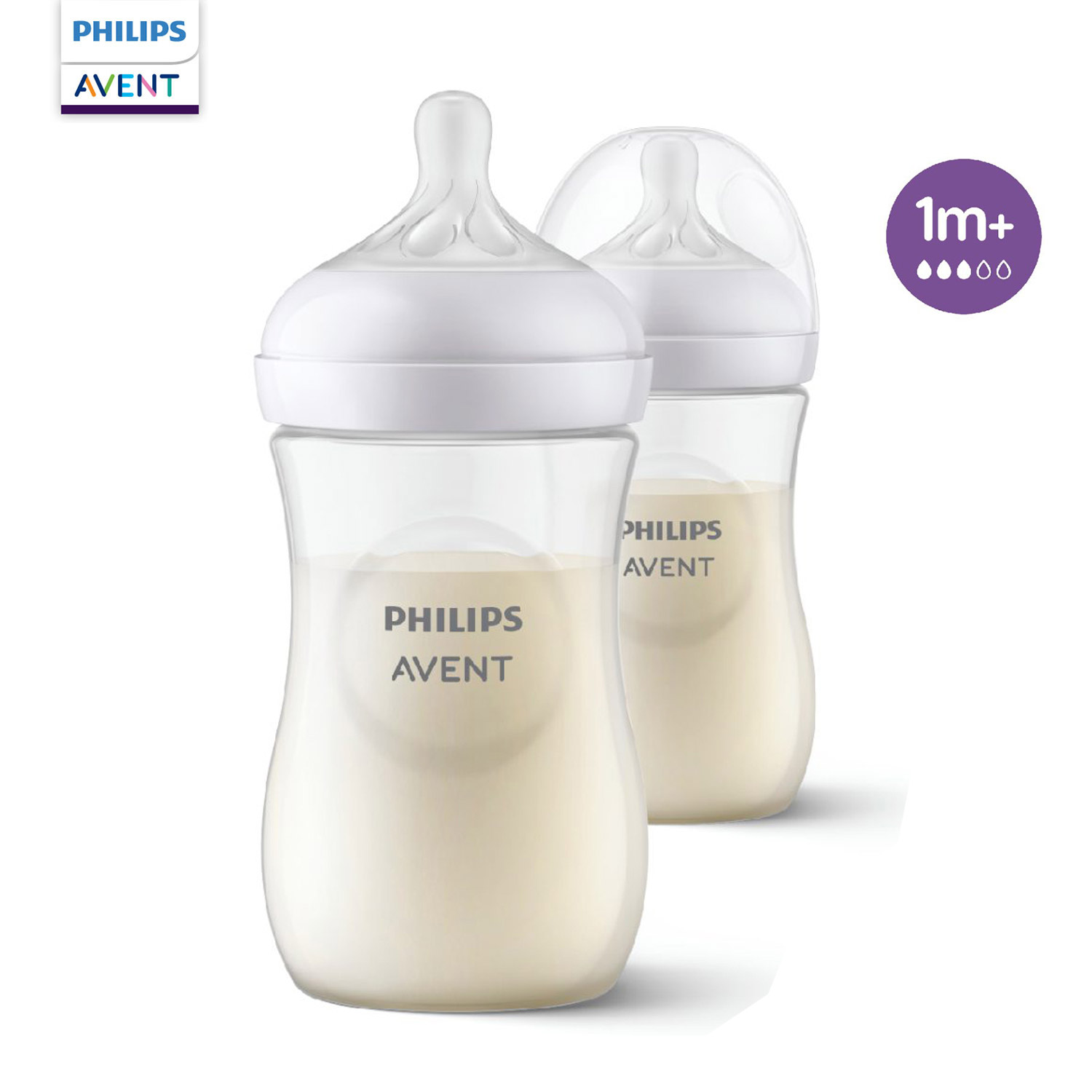 Бутылочка Philips Avent Natural 260 мл 2 шт. - фото 1