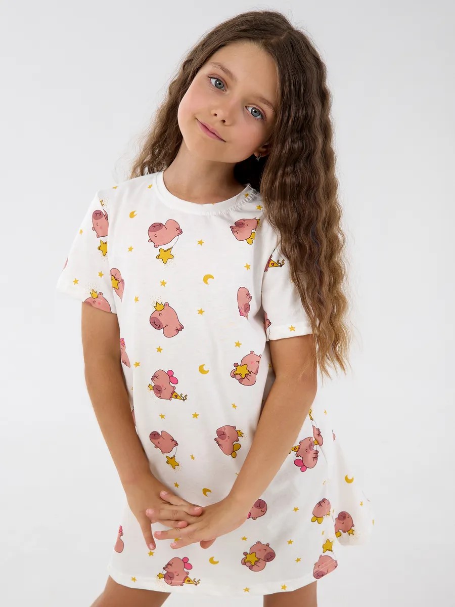 Ночная сорочка YAXX 01-туника капибара/молочный - фото 3