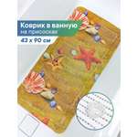 Коврик для ванной VILINA песок 43 x 90 см