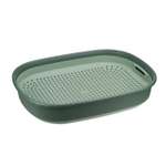 Туалет для кошек HOMECAT Frost Touch с сеткой нефритовый 46.5*34.5*9.5см