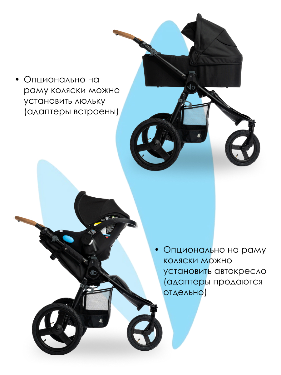 Коляска прогулочная Bumbleride Speed 2025 / Black - фото 8