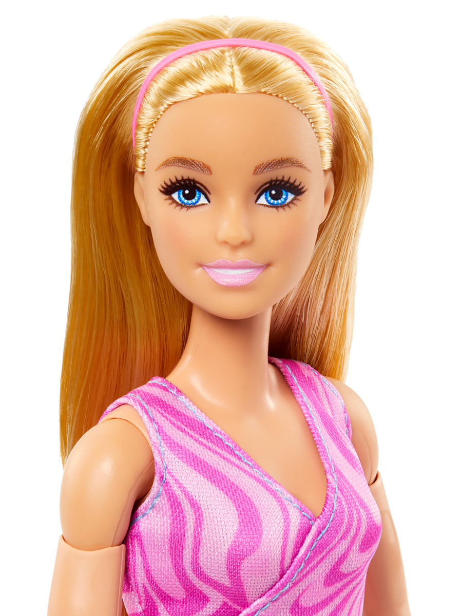 Кукла модельная Barbie Made to move Блондинка высота 29 см HRH27 - фото 8