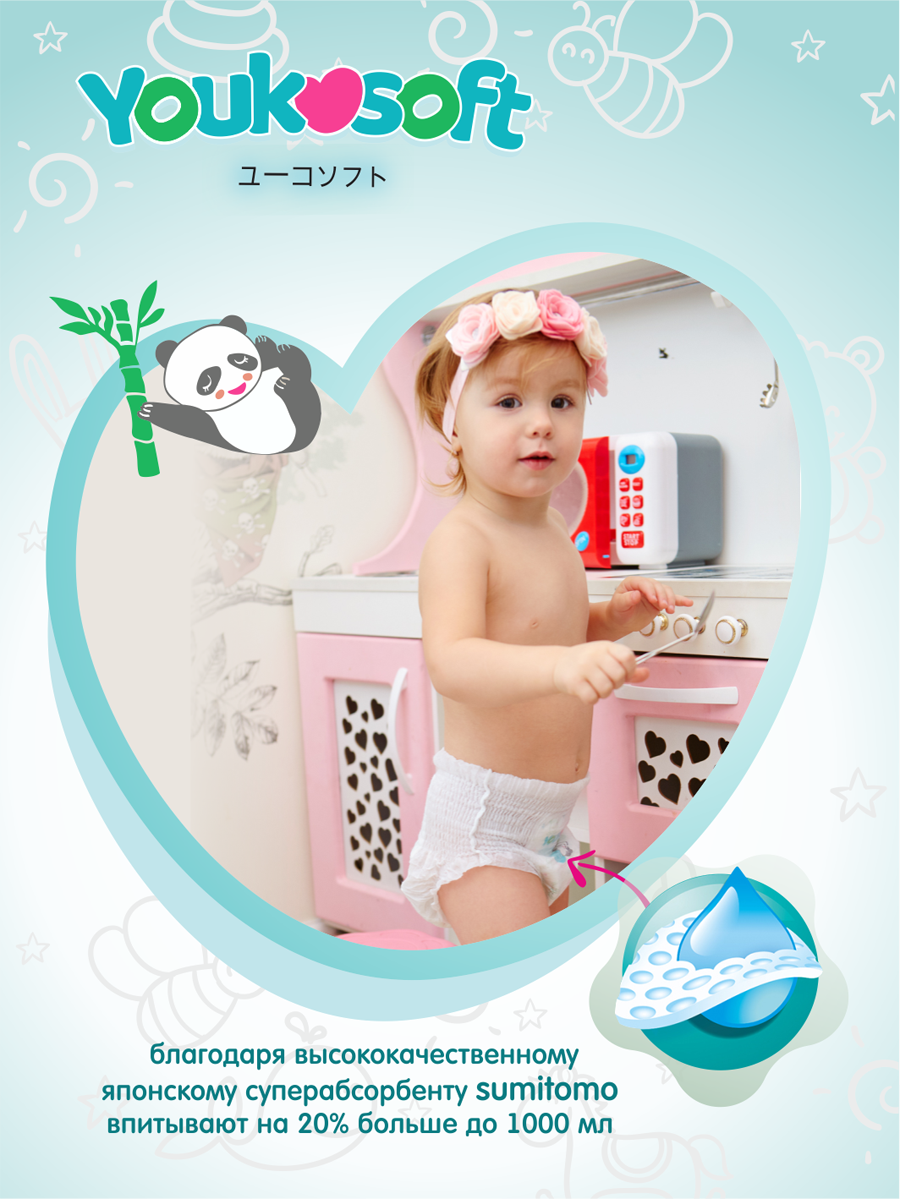 Трусики Youkosoft Premium XXL 32 шт. - фото 4