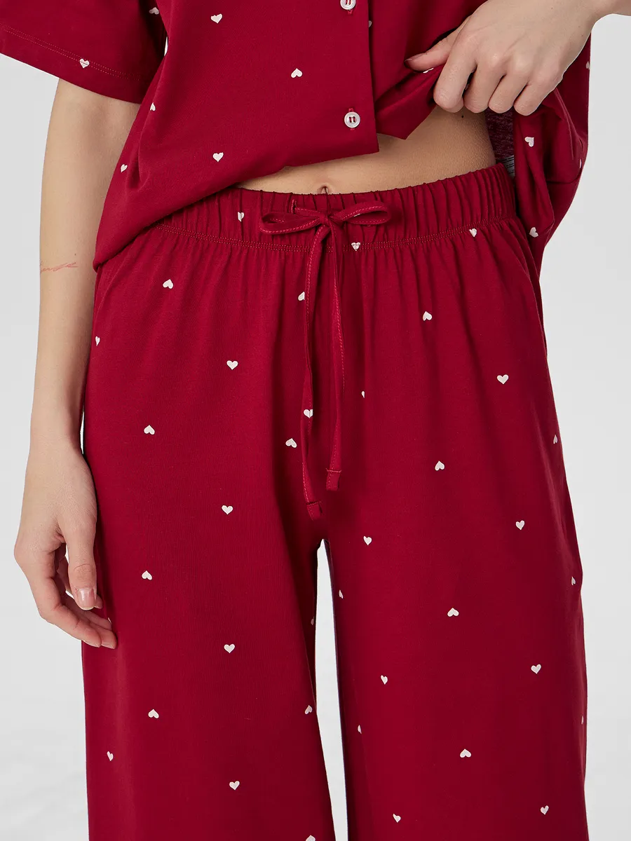 Пижама Mark Formelle (Марк Формэль) 592554/сердечки на т.красном - фото 10
