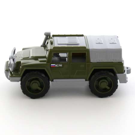 Автомобиль Полесье Jeep Защитник пикап военный